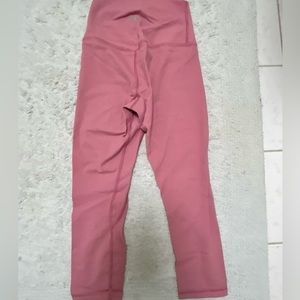 lululemon, size 0, pink leggings, lightweight